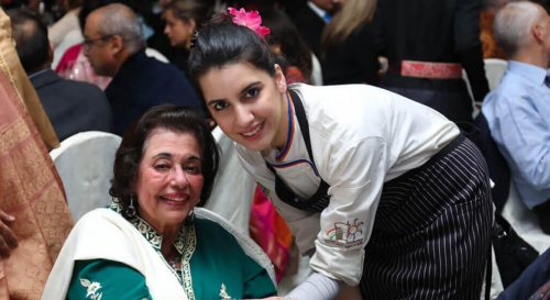 Chef Anahitawith Mrs Shroff