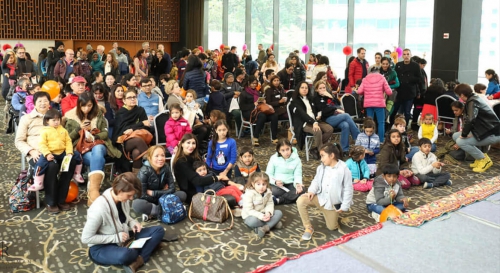 Guests Enjoying in Family Day